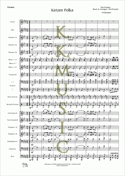 KAUTZKY, Karl - Katzen Polka (Blasmusik)